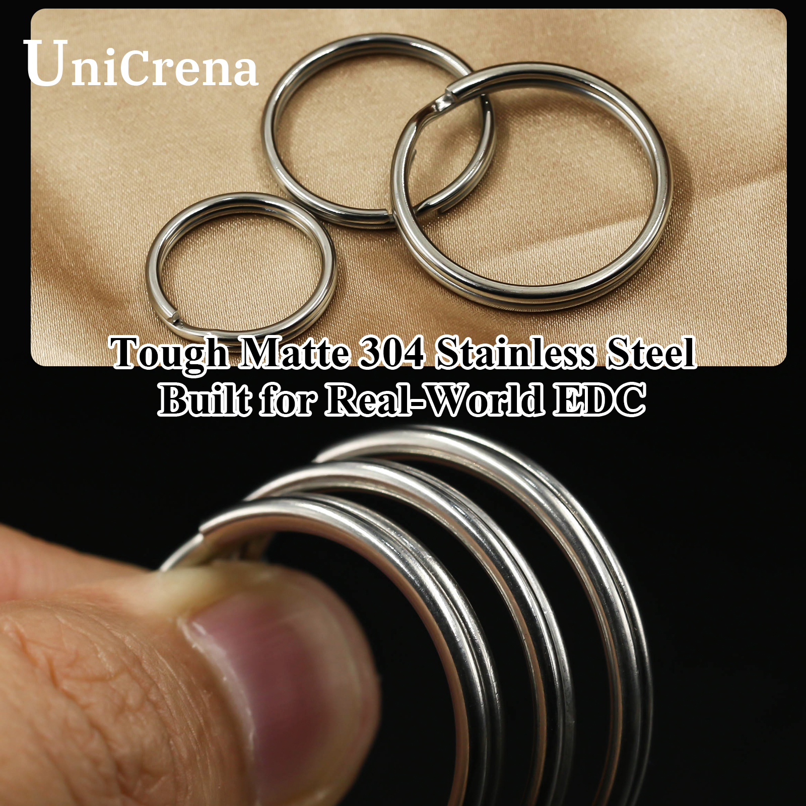 UniCrena 304 Stainless Steel K - Carabiner Keychain 리뷰 및 가격