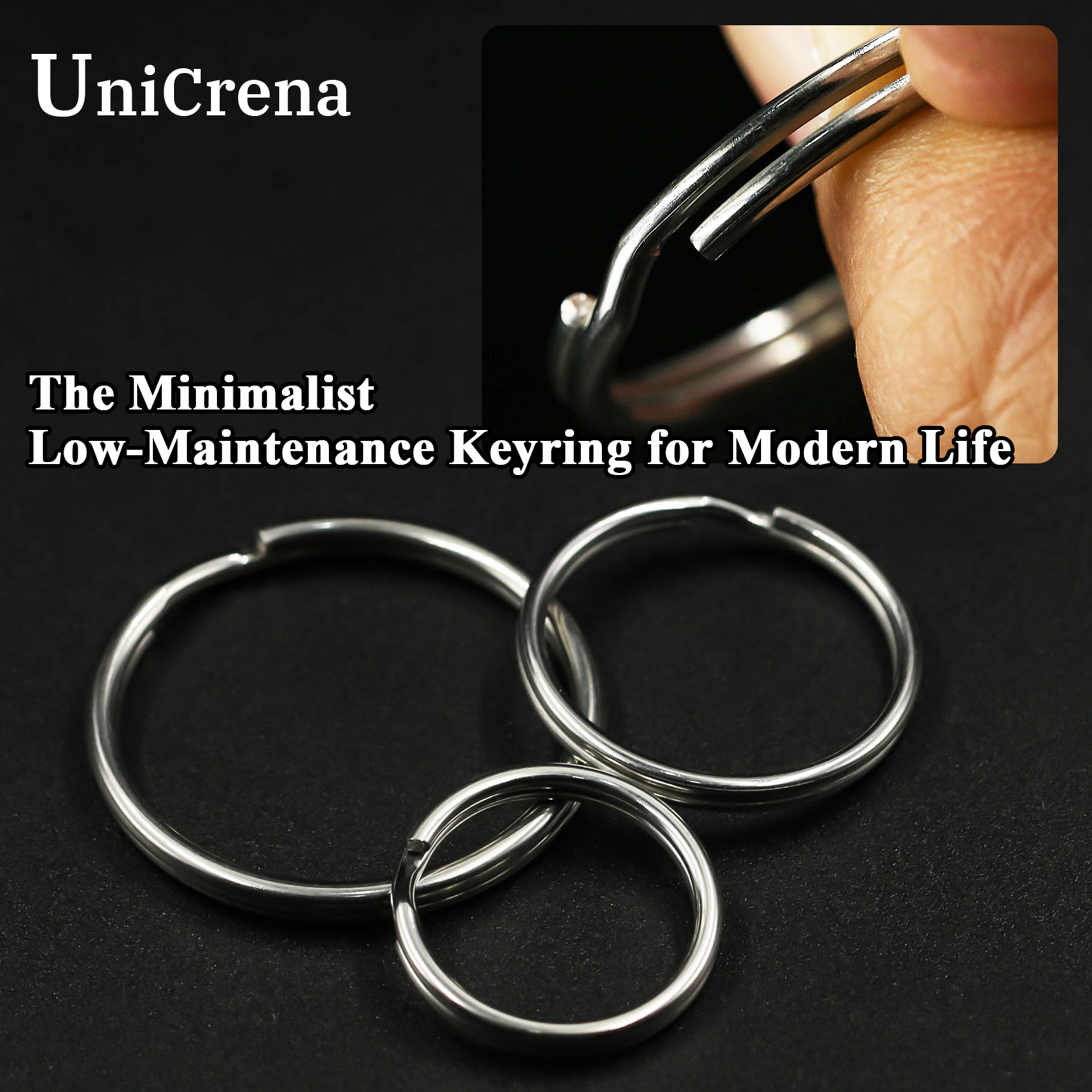 UniCrena 304 Stainless Steel K - Carabiner Keychain 리뷰 및 가격