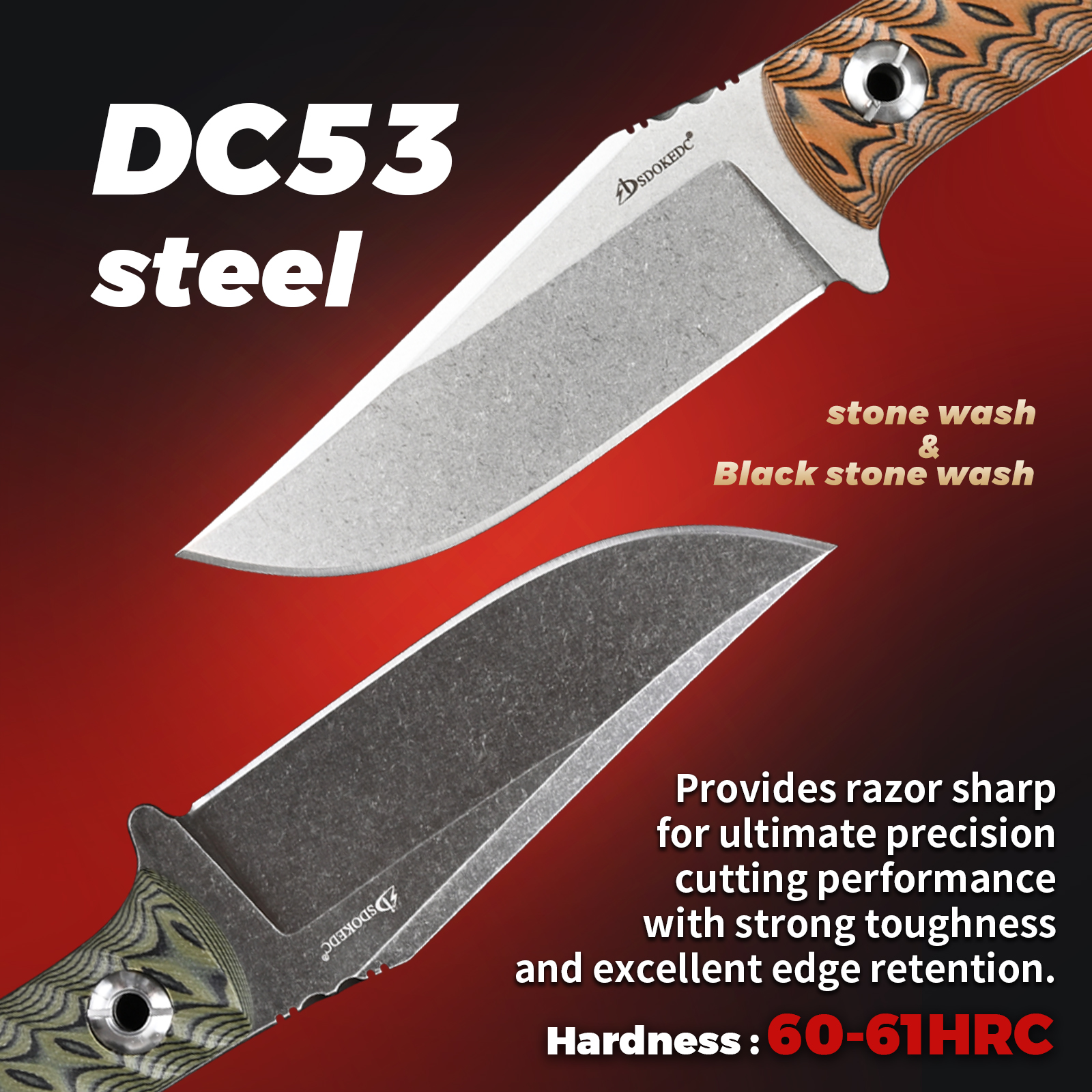 SDOKEDC Portable EDC Carry Cut - Edc Carry Fixed Blade 리뷰 및 가격