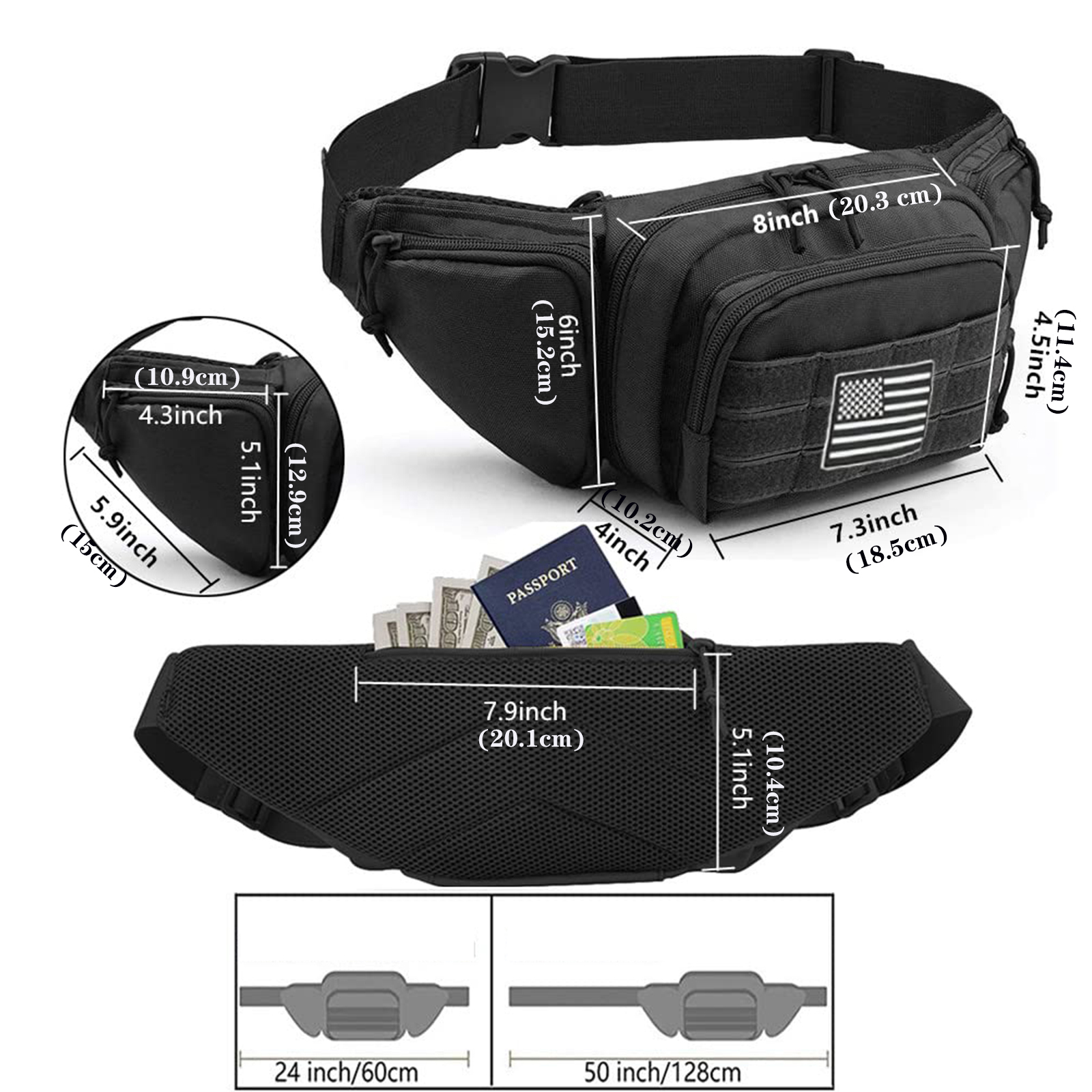 Tactical Fanny Pack Gun Holste - Edc Concealed Carry Holster 리뷰 및 가격