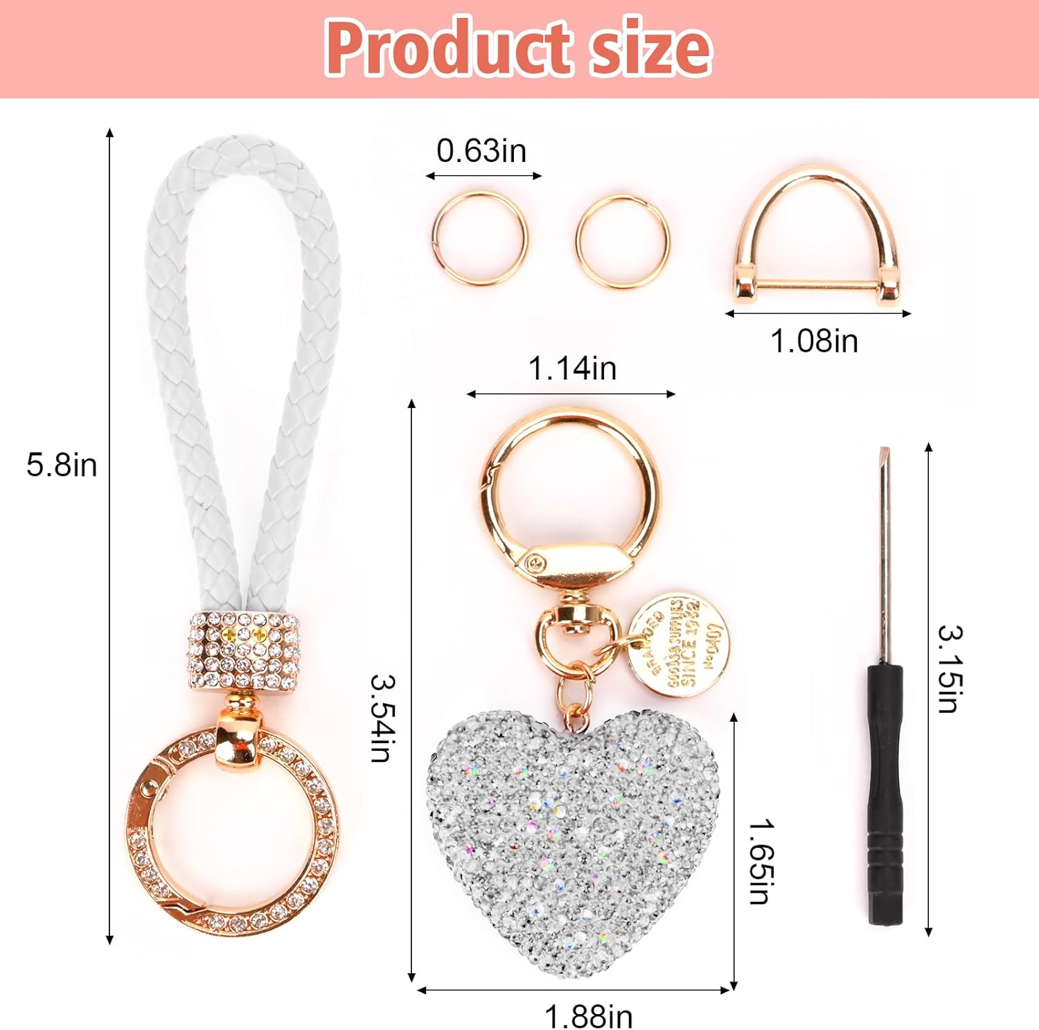 Car Keychain for Women with Rh - Carabiner Keychain 리뷰 및 가격